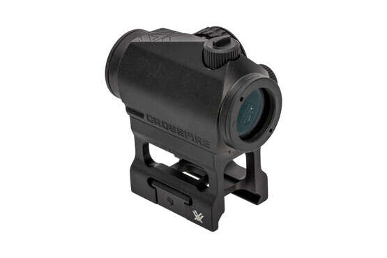 Vortex Optics Crossfire II 2 MOA red dot sight for the AR 15 with skeletonized mount.